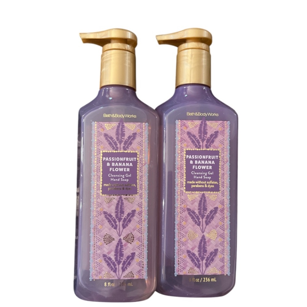 Bath & Body Works Passionfruit & Banana Flower Hand Soap- Set of 2